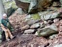 (175) 9/8, 9, 10/2023<br>Appalachian Trail relocation<BR>on Surebridge Mountain<BR> eastern section - continues